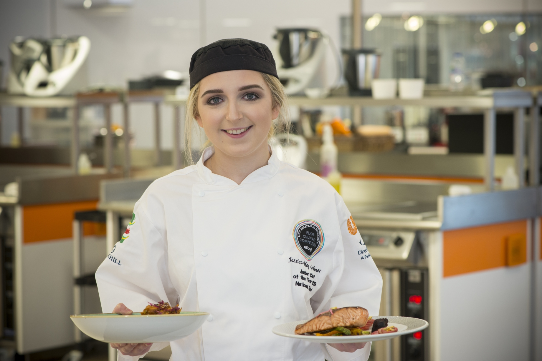 Photo of Jessica-May Gardiner winner of the Elior Junior Chef of the Year competition